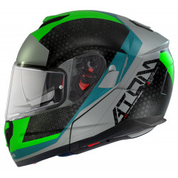 Отваряема каска MT ATOM SV ADVENTURE A6 GLOSS FLUO GREEN