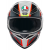 Каска AGV K1 S E2206 - BLIPPER GREY/RED thumb