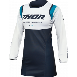 Дамско мотокрос джърси THOR WOMEN'S PULSE REV Blue, White Дамско мотокрос джърси THOR WOMEN'S PULSE REV Blue, White
