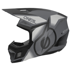 Мотокрос каска O'NEAL 3SERIES VISION BLACK/GRAY V.24