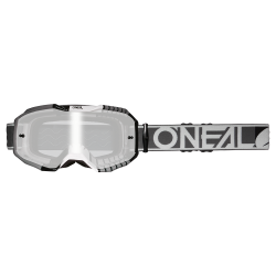 Мотокрос очила O'NEAL B-10 DUPLEX GRAY/WHITE/BLACK - SILVER MIRROR V.24