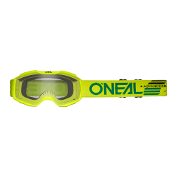 Детски крос очила O'NEAL B-10 SOLID NEON YELLOW - CLEAR V.24