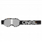Детски крос очила O'NEAL B-10 ATTACK BLACK/WHITE - SILVER MIRROR V.24 thumb