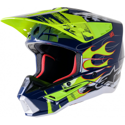 Мотокрос каска ALPINESTARS SM5 RASH NV/YL