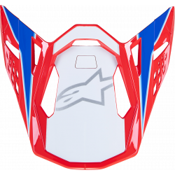 Козирка за мотокрос каска ALPINESTARS Supertech M10 AEON RD/BL