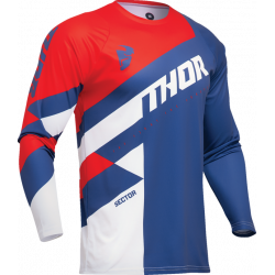 Мотокрос джърси THOR SECTOR CHECKER BLUE/RED Мотокрос джърси THOR SECTOR CHECKER BLUE/RED