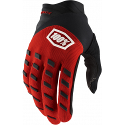 Детски мотокрос ръкавици 100% Airmatic Red/Black