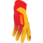 Мотокрос ръкавици THOR AGILE ANALOG YELLOW/RED thumb