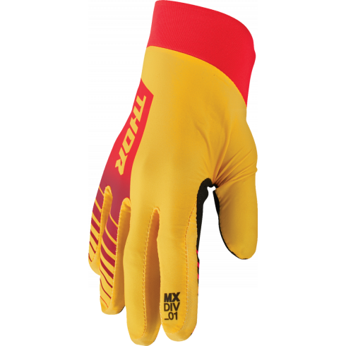 Мотокрос ръкавици THOR AGILE ANALOG YELLOW/RED Мотокрос ръкавици THOR AGILE ANALOG YELLOW/RED