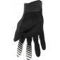 Мотокрос ръкавици THOR AGILE SOLID BLACK/WHITE thumb