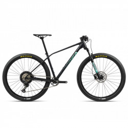 Велосипед ORBEA ALMA H30 BLACK MATTE - ICE GREEN GLOSS