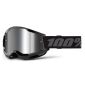 Мотокрос очила 100% STRATA2 BLACK - MIRROR SILVER 24 thumb