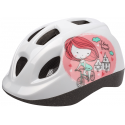 Детска вело каска POLISPORT PRINCES WH/PN Детска вело каска POLISPORT PRINCES WH/PN