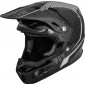 Мотокрос каска FLY RACING Formula Carbon Tracer Helmet - Silver/Black thumb