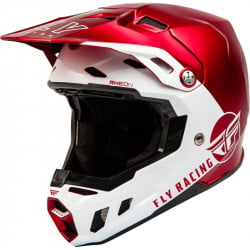 Мотокрос каска FLY RACING Formula CC Centrum - Metallic Red/White