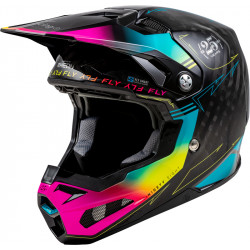 Мотокрос каска FLY RACING Formula Smart Carbon Legacy-Black/Blue/Fuschia