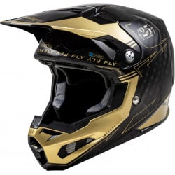 Мотокрос каска FLY RACING Formula Smart Carbon Legacy-Black/Gold