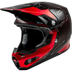 Мотокрос каска FLY RACING Formula CC Tektonic - Black/Red