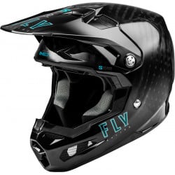 Мотокрос каска FLY RACING Formula Smart Carbon Solid Helmet - Black