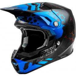 Мотокрос каска FLY RACING Formula CC Tektonic - Black/Blue/Red