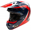 Мотокрос каска FLY RACING Formula CP Krypton - Red/White/Navy