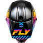 Мотокрос каска FLY RACING Formula Kinetic Menace - Black/Sunrise thumb