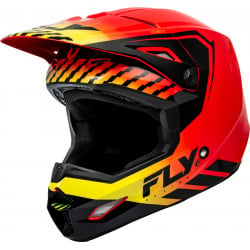 Мотокрос каска FLY RACING Formula Kinetic Menace - Red/Black/Yellow