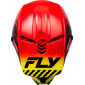 Мотокрос каска FLY RACING Formula Kinetic Menace - Red/Black/Yellow thumb