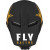 Мотокрос каска FLY RACING Formula Kinetic Rockstar - Matte Black/Gold thumb