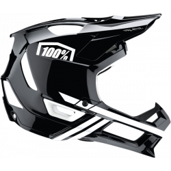 Вело каска 100% TRAJECTA FULL BLACK/WHITE GLOSS Вело каска 100% TRAJECTA FULL BLACK/WHITE GLOSS