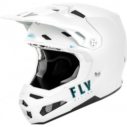 Мотокрос каска FLY RACING Formula S Carbon Solid Helmet - White 2025 Мотокрос каска FLY RACING Formula S Carbon Solid Helmet - White 2025