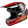 Детска крос каска FLY RACING Kinetic Scorched - Red/Black/White 2025