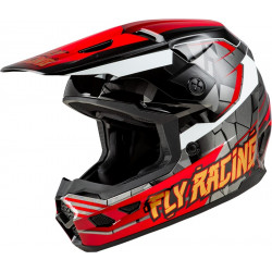 Детска крос каска FLY RACING Kinetic Scorched - Red/Black/White 2025 Детска крос каска FLY RACING Kinetic Scorched - Red/Black/White 2025