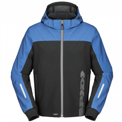 Текстилно мото яке SPIDI HOODIE H2OUT II BLACK/BLUE