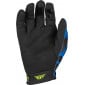 Мотокрос ръкавици FLY RACING Lite S.E. Zen- Black/Blue/Hi-Vis 2025 thumb