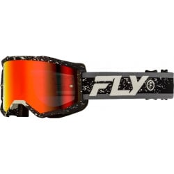 Мотокрос очила FLY RACING Zone Black/Grey - Red Mirror/Smoke Lens 2025