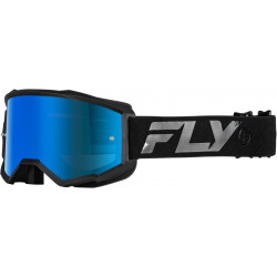 Мотокрос очила FLY RACING Zone Black/Black - Sky Blue/Smoke Lens 2025