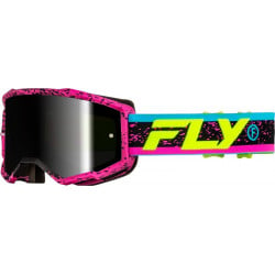 Мотокрос очила FLY RACING Zone Pink/Black/Hi-Vis - Black Mirror/Smoke Lens 2025