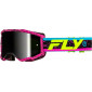 Мотокрос очила FLY RACING Zone Pink/Black/Hi-Vis - Black Mirror/Smoke Lens 2025 thumb