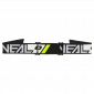 Мотокрос очила O'NEAL B-55 CRAM BLACK/WHITE - RADIUM GOLD thumb