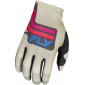 Детски мотокрос ръкавици FLY RACING Lite S.E. Vice - Light Grey/Pink/Coral 2025 thumb