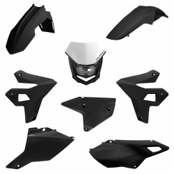 Комплект рестайлинг пластмаси + фар POLISPORT Restyling Kit Suzuki DR-Z400 (2000-24) Black