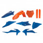 Комплект пластмаси POLISPORT Full Plastic kit KTM SX/SX-F/XC/XC-F (2019-22) Blue/Orange thumb