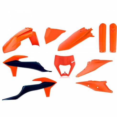 Комплект пластмаси POLISPORT Full Plastic Kit KTM EXC/EXC-F/XC-W/XCF-W (2020-23) ОЕМ Комплект пластмаси POLISPORT Full Plastic Kit KTM EXC/EXC-F/XC-W/XCF-W (2020-23) ОЕМ