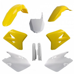 Комплект пластмаси POLISPORT Full Plastic Kit Suzuki RM 125/250 (2001-06) ОЕМ Комплект пластмаси POLISPORT Full Plastic Kit Suzuki RM 125/250 (2001-06) ОЕМ