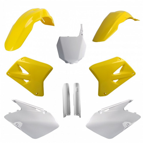 Комплект пластмаси POLISPORT Full Plastic Kit Suzuki RM 125/250 (2007-08) ОЕМ Комплект пластмаси POLISPORT Full Plastic Kit Suzuki RM 125/250 (2007-08) ОЕМ