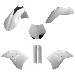 Комплект пластмаси POLISPORT Full Plastic Kit KTM SX/SX-F (2007) White Комплект пластмаси POLISPORT Full Plastic Kit KTM SX/SX-F (2007) White