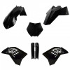 Комплект пластмаси POLISPORT Full Plastic Kit KTM SX/SX-F (2007) Black
