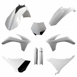 Комплект пластмаси POLISPORT Full Kit KTM SX/XC/XC-F(11) White