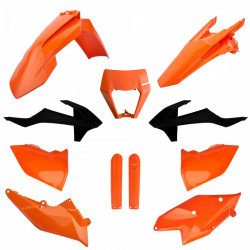Комплект пластмаси POLISPORT Full Kit KTM EXC/EXC-F/XC-W/XC-FW(17-19) OEM 17